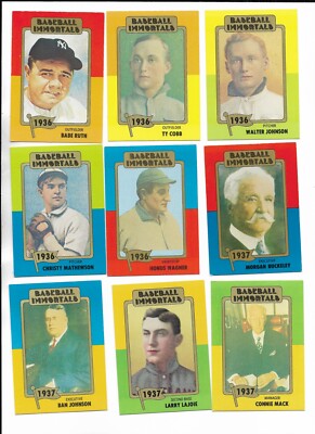 1987 SSPC BASEBALL IMMORTALS Pick-A-Card Cobb Mays Musial Gehrig Aaron Foxx +++-image