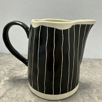Halloween Fall Black White Hot Chocolate Pitcher-image