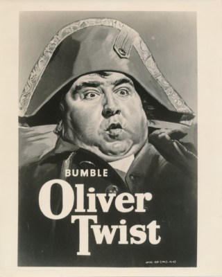 FRANCIS L. SULLIVAN Mr. Bumble Vintage 1948 OLIVER TWIST Rank Poster Art Photo-image