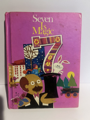 Seven is Magic Reading 360 Level 6 Ginn & Co 1969 Colorful Creative Illustration-image