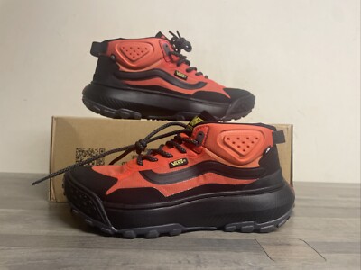 Vans MTE Cross Path Mid Black/Orange Sneakers Hiking Shoes Men's Size 12 NEW-image
