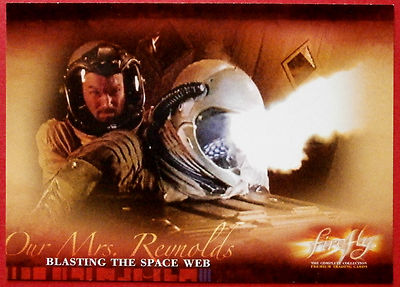 Joss Whedon's FIREFLY - Card #30 - Blasting The Space Web - Inkworks 2006-image