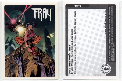 Joss Weldon's Fray - promo card FRAY1 [Dark Horse Comics 2001]-image