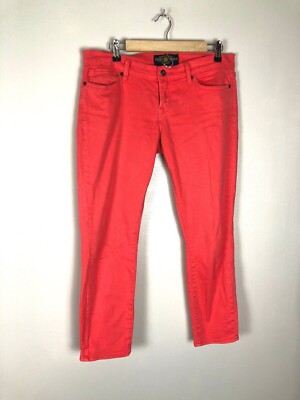 Lucky Brand Coral Zoe Straight Crop Jeans, Size 8/29-image