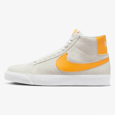 Nike SB Zoom Blazer Mid Shoes 'White/Laser Orange' (864349-110) Expeditedship-image