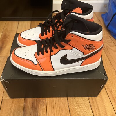 Size 8.5 - Air Jordan 1 SE Mid Turf Orange-image