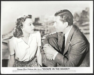 Jean Sullivan Philip Dorn Original 1940s Promo Photo Escape in the Desert-image