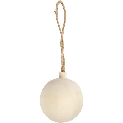 Creativ Company 55327 Ball Christmas Ornament Wood 1pc (S) Christmas – Christmas-image