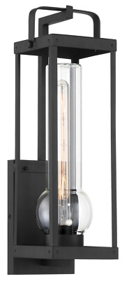 Minka Lavery Sullivans Landing 1 Light Outdoor Wall Mount, Sand Coal-image