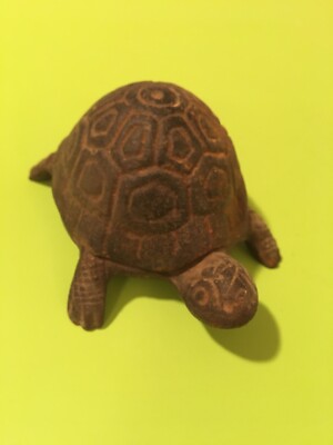 Cast Iron Turtle Trinket Box - Key Case, Well Worn, New Creative Co., China-image