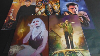 Angel 14 16 36 + BUFFY LAST SLAYER #1 Virgin VARIANT COVER OLD FRIENDS PHOTO LOT-image