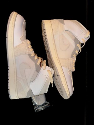 Size 10.5 - Jordan 1 Mid SE Craft White 2022-image