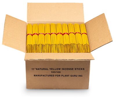 YELLOW Unscented Incense Sticks 11