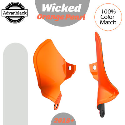 WICKED ORANGE PEARL Mid Frame Air Deflector For M8 Harley Lower Rider Street Bob-image