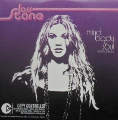 Joss Stone: Mind, Body & Soul Advance PROMO w/ Artwork MUSIC AUDIO CD 14trk full-image