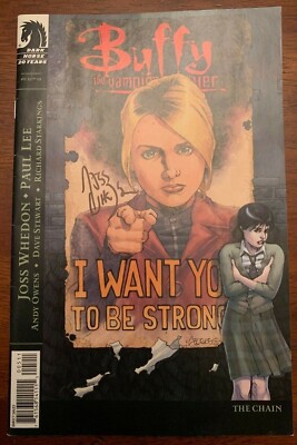 Joss Whedon Autograph Signed BUFFY THE VAMPIRE SLAYER #5 VARIANT Comic Book-image