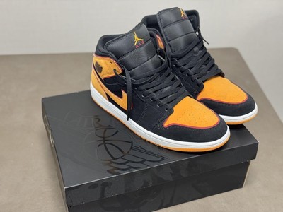 Men 12.0US Air Jordan 1Mid Se Orange Men Sneaker Original LTD Collection VHTF-image