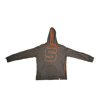 Mid 2000s Nike Boy Youth Syracuse New York Orange and Grey, XXL Hoodie-image