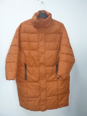 Worthington Dark Orange Puffer Jacket Winter Sz Extra Large Mid Length No Hood-image