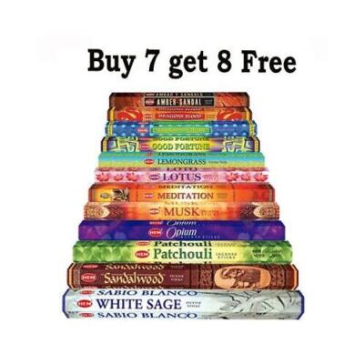 Hem Incense Stick Genuine Joss Insence Sticks Hex Mix & Match Scents 20 Sticks-image