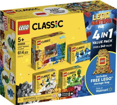 LEGO Masters Co-pack 66666 Creative Building Toy Exclusive Lego Storage Bag NEW-image