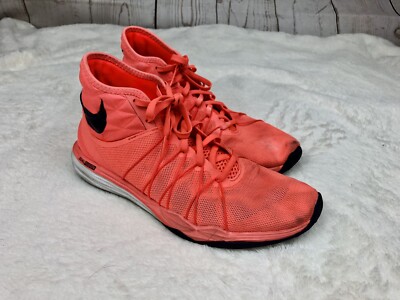Nike Dual Fusion TR HIT Women's Shoes Mid Training Sneakers Neon Orange Size 8.5-image