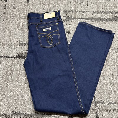 Rare New With Tags Vintage 90s Smacs Jeans 34x34 Straight Leg-image