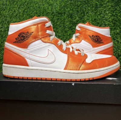 Nike Air Jordan 1 Mid SE Electro Orange Size 10.5 Sneakers w/ Box DM3531-800-image