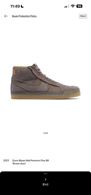 Nike SB Zoom Blazer Mid Premium Plus Men plum eclipse/kumquat/gum yellow/plum s7-image