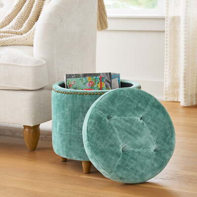 Creative Co-Op Woven Cotton Slub Lumbar Pillow with Tassels, Cream-image