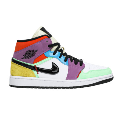 Air Jordan  Air Jordan 1 Mid SE Lightbulb CW1140-100 Women's Shoes-image