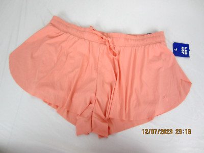 Joy Lab Mid Rise Double Layer Run Shorts XL Orange-image