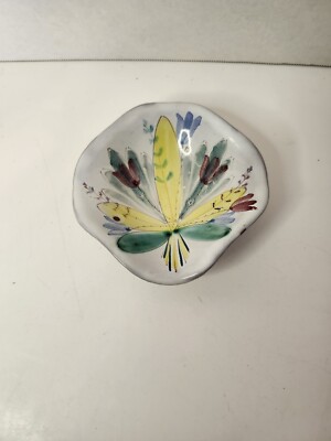 Arabia Finland Terra Cotta ARA Bowl Glazed Pottery -image