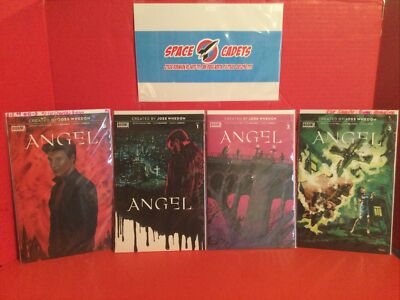 Lot Of 4 Boom Studios Comics Angel #0-3 Joss Whedon 1st Charles Gunn Vamp Hunter-image