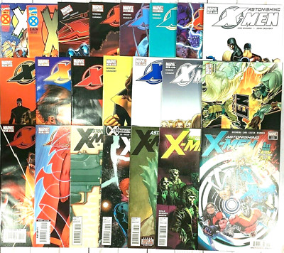 Astonishing X-Men 22 Issue Comic Book Lot Marvel Comics 1995-2018, Joss Whedon-image
