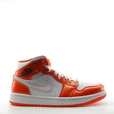 Nike Air Jordan 1 Mid SE Electric Orange White Mens Size 9 DM3531-800-image