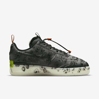 Size 6 - Nike Force 1 Experimental Halloween Black/Starfish/White-image