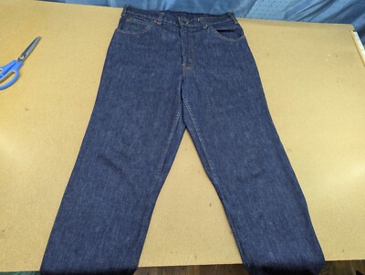 Vintage 80s Levis 630 Mens Jeans W31 L26.5 Blue Denim Mid Rise Orange Tab-image
