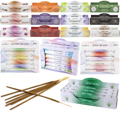 Luxury Box Elements Incense Joss Sticks Gift Packs Aromatherapy Home Fragrance-image