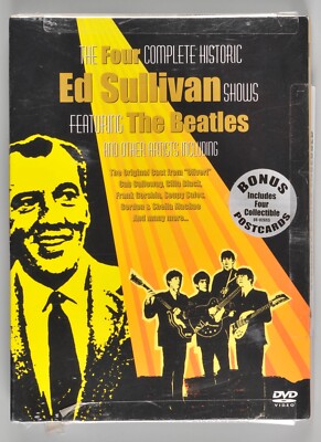Ed Sullivan Shows DVD Featuring The Beatles and More Bonus Postcards NEW Sealed-image