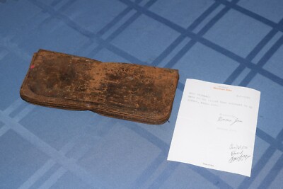 Vintage Relic - Addie Joss Owned Guaranteed Personal Wallet w LOA Unreal Find!-image