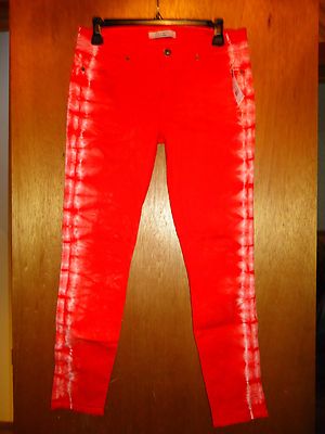 Rich & Skinny Orange Tie Dye Jeans 28 NWT $141-image