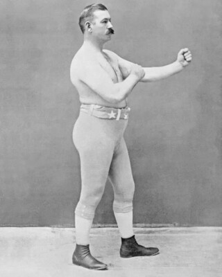 Boxing Heavyweight JOHN L SULLIVAN 1898 8x10 Photo Print-image