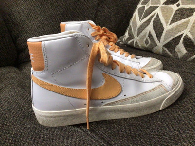 Size 9 - Nike Blazer '77 Mid Sail Total Orange Women’s-image