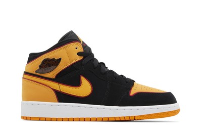 Air Jordan Air Jordan 1 Mid SE GS 'Vivid Orange' FJ4924-008 New Size-image
