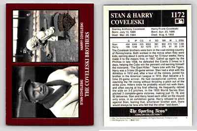 Stan And Harry Coveleski The Coveleski Brothers Conlon Collection 1172-image