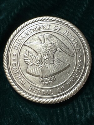 US CREATIVE MODELING &DIE MFG.Co. Department Of JUSTICE Medal-image