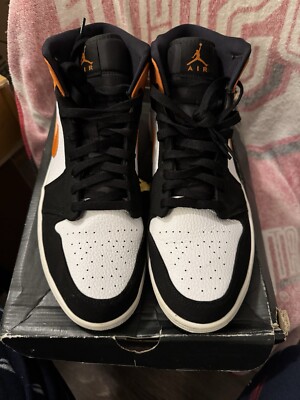 Size 12.5 - Air Jordan 1 Mid Shattered Backboard-image