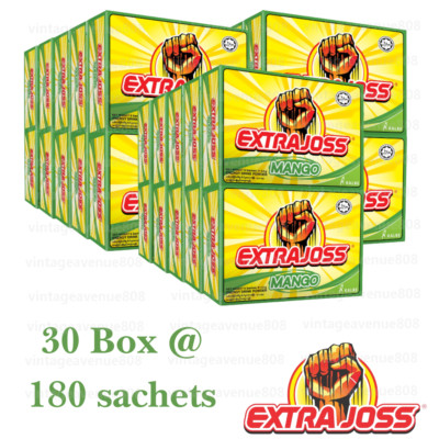 180 Sachets EXTRA JOSS Mango Flavor Sugar-Free Energy Drink for Instant Boost-image