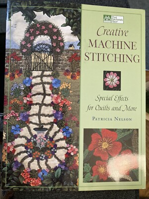 Vtg Creative Machine Stitching-That Patchwork Place-Embroidery pattern book-image